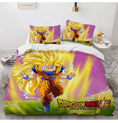 Dragonball Z Anime 2tlg.3tlg Bettwasche Bettwaschegarnitur Deckenbezug Bedding