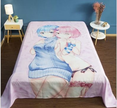 Re: ero kara Hajimeru Isekai Seikatsu Anime bettlaken betttucher Sheet Bedsheet