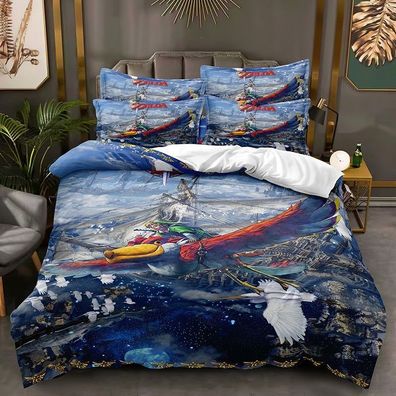 Zelda Game 2tlg Bettwasche Bettwaschegarnitur Deckenbezug Kopfkissenbezug