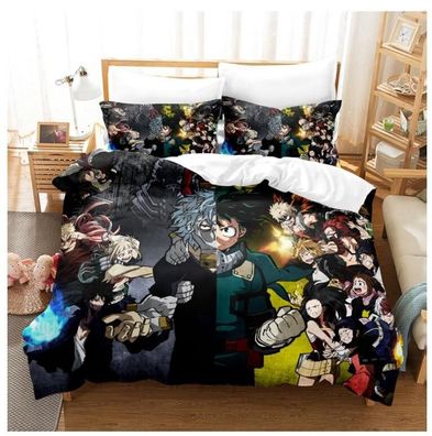 My Hero Academia 2tlg Bettwasche Bettwaschegarnitur Deckenbezug Kopfkissenbezug