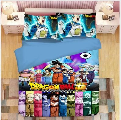 Dragonball Z Anime 3tlg.4tlg Bettwasche Bettwaschegarnitur Deckenbezug Bedding