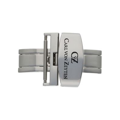 Carl von Zeyten Faltschließe für Lederband Edelstahl CVZ Schließe 22