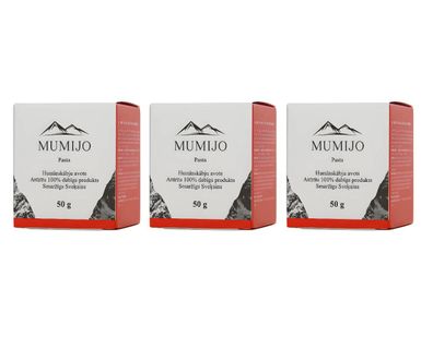 Mumijo Shilajit Harz 3 x 50 g Kirgistan Fulvinsäure Huminsäure Mineralien gereinigt