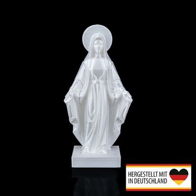 Heilige Maria | Figur aus nachhaltigem PLA | Dekoration mit Herz