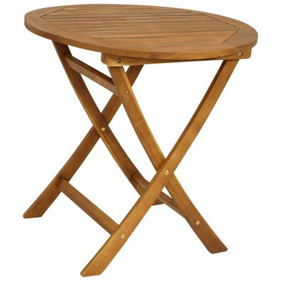 Klapptisch 75cm rund, Akazie