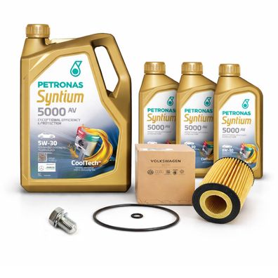 Petronas 8L 5W-30 LL + VW Ölfilter für T6 Crafter TGE 2.0 TDI 03N115562B