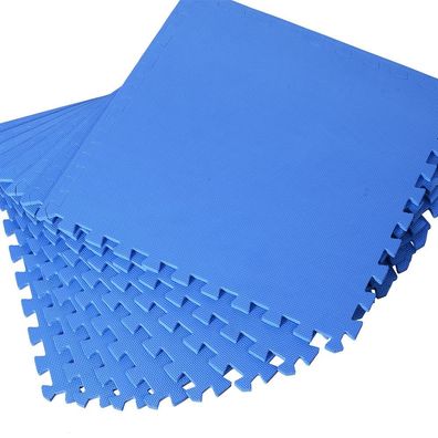 Homcom® 8 tlg Matte Puzzlematte Spielmatte Bodenmatte Turnmatte Kinderteppich Blau