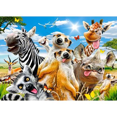 Castorland Afrikanisches Selfie-Puzzle 260 Teile