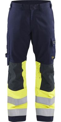Blåkläder Arbeitshose Multinorm 14781514 Marineblau/ High Vis Gelb-C52