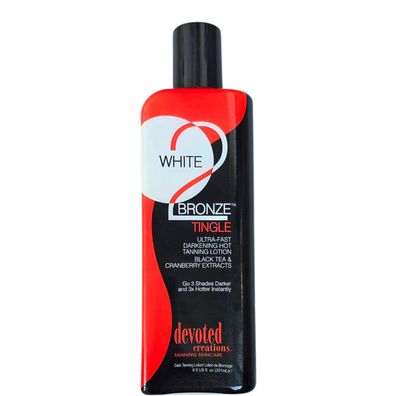 Devoted Creations/White 2 Bronze Tingle 251ml/Solariumkosmetik/Bräunungslotion