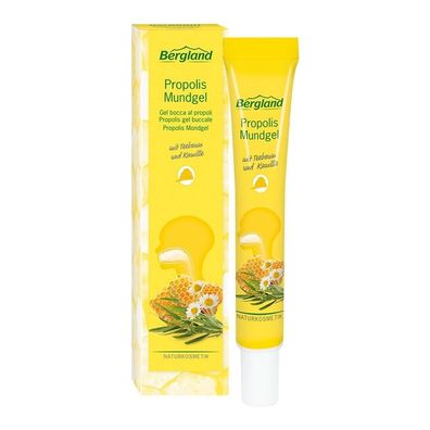 Bergland Naturkosmetik - Propolis Mundgel mit Teebaum und Kamille 13,5 ml