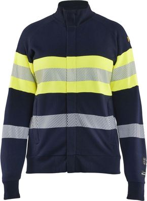 Blåkläder Damen Arbeitsjacke High Vis Multinorm Sweatjacke 34721762
