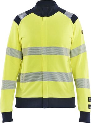Blåkläder Damen Arbeitsjacke High Vis Multinorm Sweatjacke 34711762