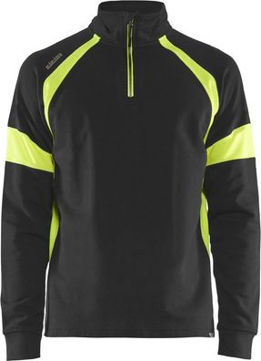 Blåkläder Sweatshirt Half-Zip mit High Vis 35501158