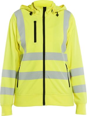 Blåkläder Damen Arbeitsjacke High Vis Sweatjacke mit abnehmbarer Kapuze 35742538