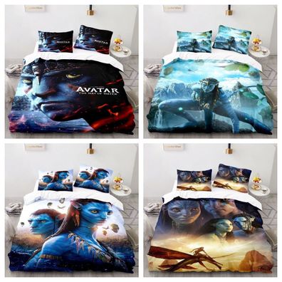 Schlafzimmer 3D Avatar Bettbezug Set Bettwasche Set Kissenbezug Einzel Doppel