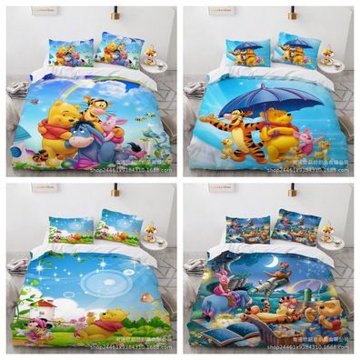 Kinder Bettwasche 3D Winnie Puuh Bettwasche Set Bettbezug Set 135x200 200x200cm