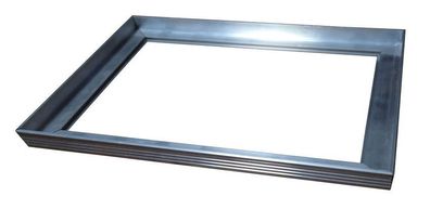 Hochwertiger Aluminium Einbaurahmen für Aluprofil Eingangsmatten verschiedene Höhen