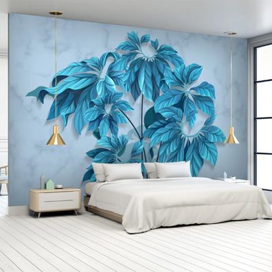 Fototapete Tropische Blätter Wanddeko Wohnzimmer Schlafzimmer Modern 10477