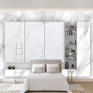 3D Fototapete Luxus - Weißer Marmor & Schaufenster Dekoration Hintergrund 10491