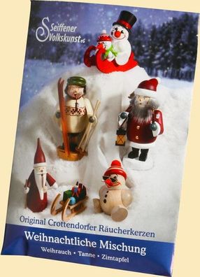 Tüte Räucherkerzen Weihnachtliche Mischung HxBxT = 9x6,5x1cm NEU Weihnachten Duf