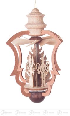 Baumschmuck Wärmespiel Engel und Bergmann zum Hängen BxHxT 8,5 cmx10,5 cmx8,5 cm