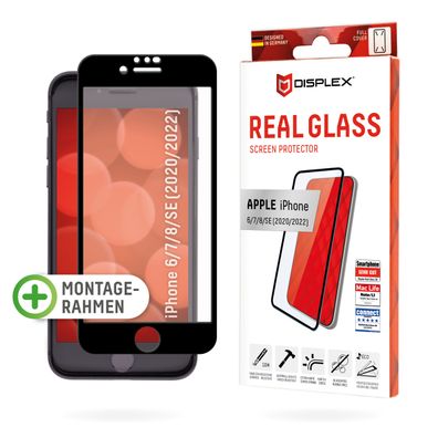 Displex Panzerglas 10H vollflächig für Apple iPhone 6/7/8/SE (2020)