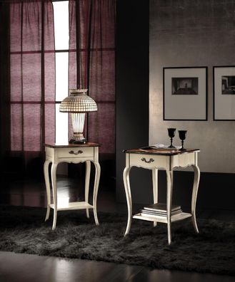 Beistelltisch Konsolentisch Couchtisch Kaffeetisch Couch Holz Tisch Antik Stil