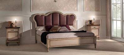 Bett Doppelbett Schlafzimmer Betten Bettmöbel Vaccari cava Giovanni Betten Neu