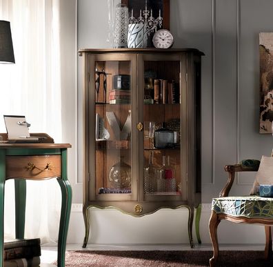 Glasschrank Wohnzimmer Vitrine Sideboard Vitrinen Esszimmer Sideboard Möbel Neu