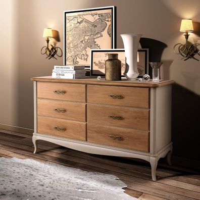 Kommoden Holz Schränke Anrichte Möbel Kommode Sideboard Schrank Klassische neu
