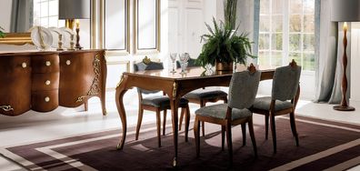 Tisch Echtes Holz Klassische Barock Antik Stil Esstisch Tische Echtes Holz Neu