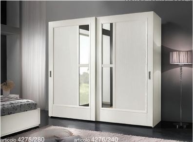 Kleiderschrank Schiebetüren Schlafzimmer Schrank Wand Schränke Holz Spiegel neu