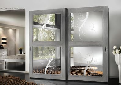 Kleiderschrank Schrank Schiebetüren Schränke Holz Neu Möbel Italienische Möbel