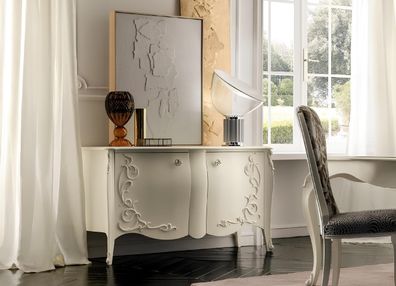 Kommoden Wohnzimmer Kommode Schubladen Holz Sideboard Schrank Schränke Massiv