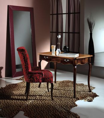 Tisch Holztisch Stuhl Tische 3tlg Einrichtung Echtholz Büro Schreibtisch Sessel