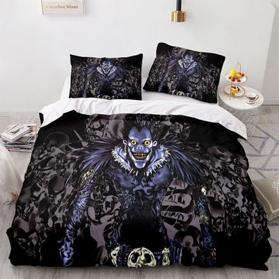 Death Note Anime Bettwasche Set Kissenbezug- Geschenke Bettbezug135x200 DE