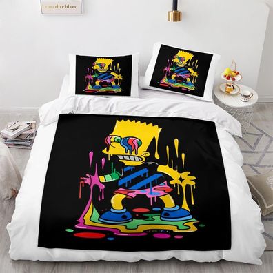 Simpson Bettbezug 80x80 Kissenbezug Bettwasche Set 135x200 200x200 220x240 OL