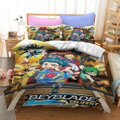 Neu Beyblade Burst Bettwasche Kissenbezug - CM 135x200 200x200 Bettbezug OL