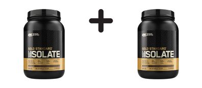 2 x Optimum Nutrition 100% Whey Gold Isolate (2.05lbs) Chocolate