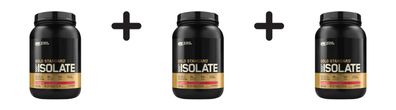 3 x Optimum Nutrition 100% Whey Gold Isolate (2.05lbs) Strawberry