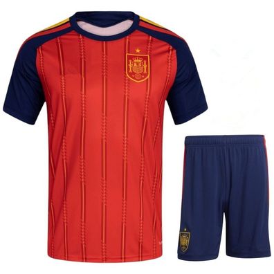 Spanien Fußball Trikot WM 2026 Heimtrikot Set für Kinder