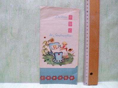 Das kleine abc der Säuglingspflege Leporello Milupa Pauly Ernährungsplan Wiegetabelle