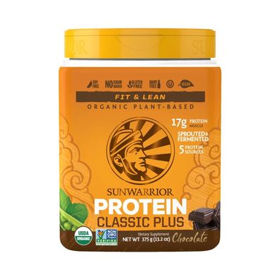 Sunwarrior Classic Plus Organic (375g) Chocolate