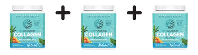 3 x Sunwarrior Collagen Building Protein Peptides (500g) Natural