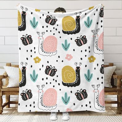 Illustrationen Kinder Decke Sofadecke Tagesdecke Kuscheldecke Bettdecke