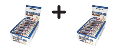 2 x Weider 32% Protein Bar (12x60g) Chocolate