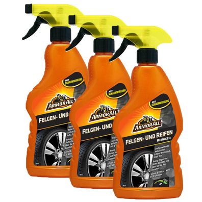 3x ARMOR ALL Felgen Reifen Reiniger 500 ml Felgenreiniger Reifenreiniger