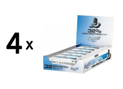 4 x Weider 32% Protein Bar (12x60g) Coconut