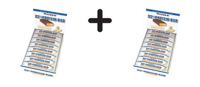2 x Weider 32% Protein Bar (12x60g) Cookies and Cream